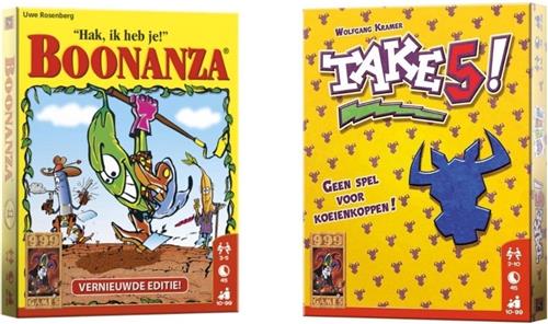 Spellenbundel - Kaartspellen - 2 Stuks - Boonanza & Take 5!