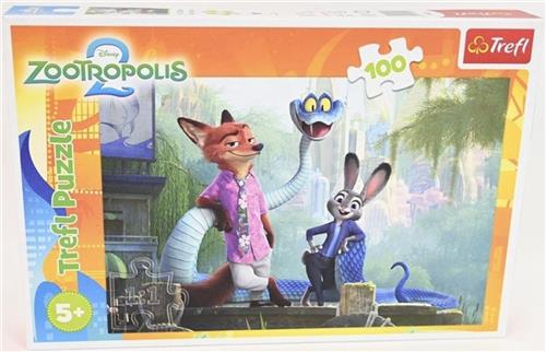 Puzzel Zootopia, 100 stukjes: Geheimen van Zootopia - Puzzel