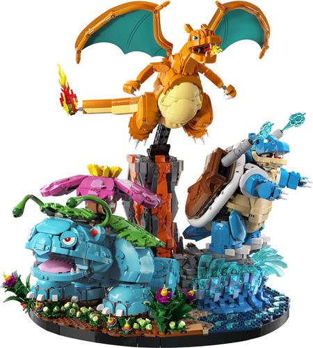 Lego 72153 - Pokemon - Venusaur charizard en blastoise