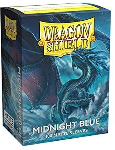 Dragonshield 100 Box Sleeves Matte Midnight Blue
