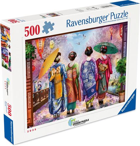 Ravensburger  Kersenbloesemwandeling  Legpuzzel  500 Stukjes