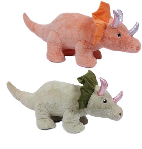 PIA Soft Toys-Set van 2 Pluche Triceratops Knuffels 2 ass. 67 cm