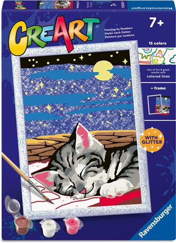 Ravensburger  CreArt: Dreaming Cats  Schilderen op Nummer