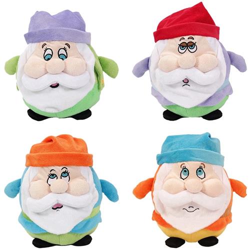 PIA Soft Toys-Set van 4 Pluche Dwerg Knuffels 4 ass. 25 cm