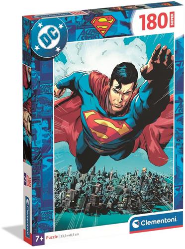 Clementoni - Puzzel - Superman - DC - 180 stukjes - vanaf 7 jaar