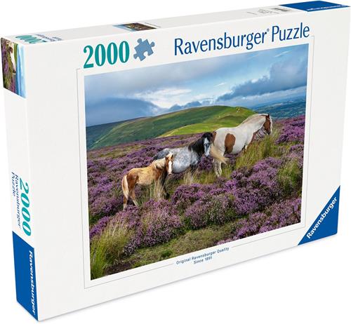 Ravensburger  Wilde Paarden op de Hei  Legpuzzel  2000 Stukjes