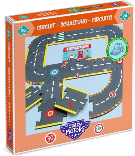 Djeco | Crazy Motors Circuitpuzzel 26 Stuks