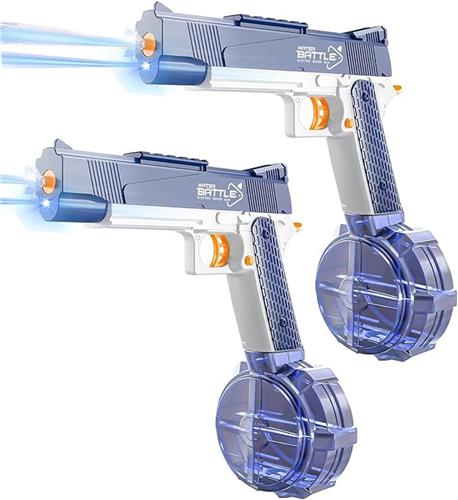 2x Elektrisch Waterpistool Set  Oplaadbaar Automatisch Waterpistool  10 Meter Bereik  500 ml Tank  Voor Zwembad, Strand & Tuin