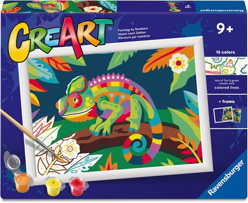 Ravensburger  CreArt: Kameleon  Schilderen op Nummer