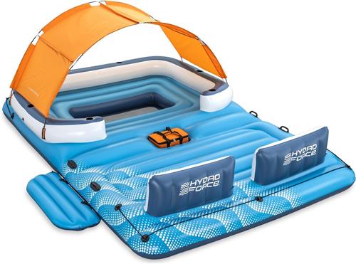 Hydro Force Tropical Breeze Opblaasbaar Party Eiland voor 6 personen 3,73 m