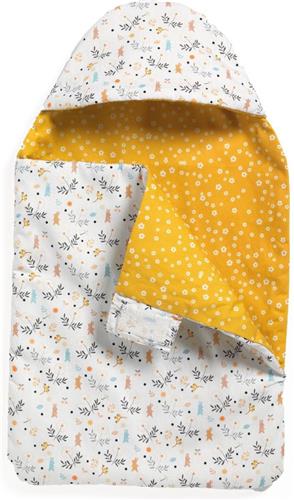 Djeco Pomea poppenslaapzak Rabbits 38cm