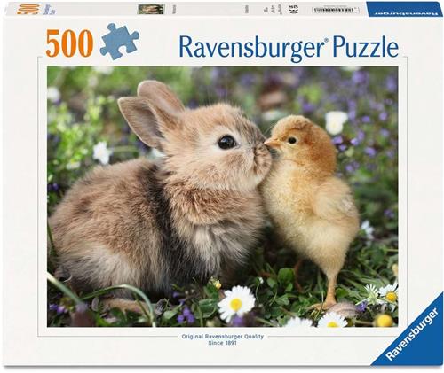 Ravensburger  Rabbit and Chick  Legpuzzel  500 Stukjes