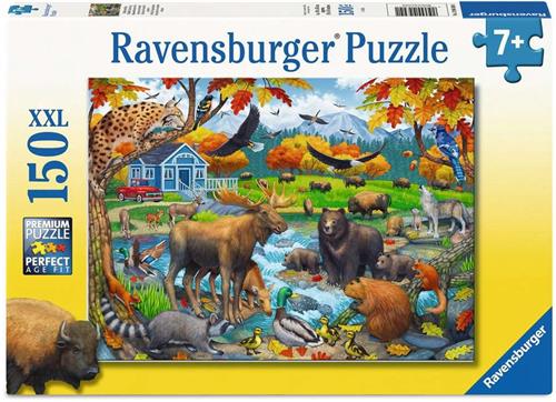 Ravensburger  Wildlife Gathering  Kinderpuzzel  150 Stukjes