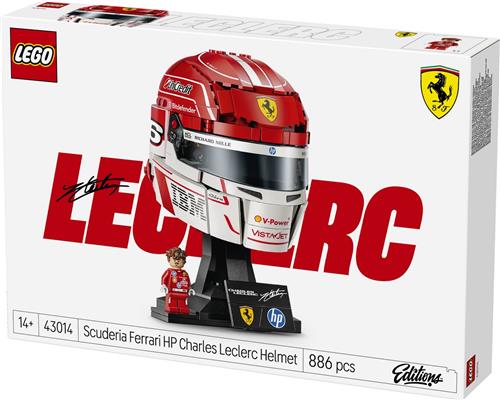 LEGO Editions Scuderia Ferrari HP Helm van Charles Leclerc - 43014