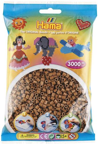 Hama Strijkkralenmix - Noga Bruin (201-76), 3000st. Afmeting verpakking: 15 x 12,5 x 4 cm