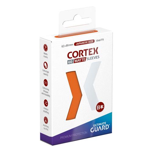 Ultimate Guard Ultimate Guard Cortex Sleeves Matte Japanese Size (60) - Orange Card Sleeves (Japanese Size)
