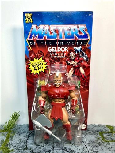 2024 Mattel Creations Exclusive Masters of the Universe Origins Figure - GELDOR