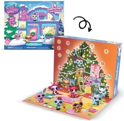 Bandai Littlest Pet Shop Adventskalender met 24 Speelgoed