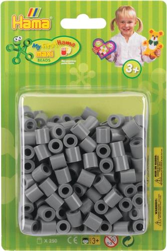 Hama Strijkkralen Maxi - Grijs, 250st.