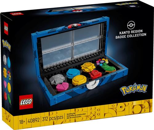 LEGO 40892 PokÃ©mon - Collectie Kanto-regio-badges