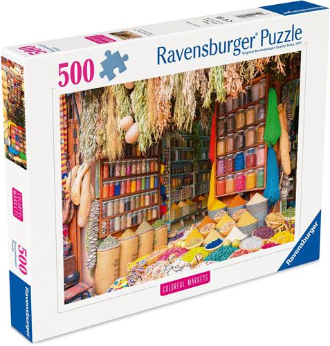 Ravensburger  Kleurrijke Specerijen, Marokko  Legpuzzel  500 Stukjes