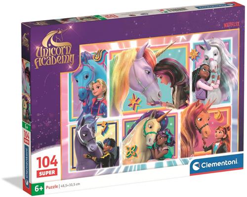 Clementoni - Puzzel - Unicorn Academy - 104 stukjes - vanaf 6 jaar