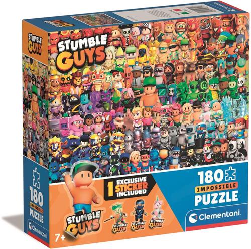 Clementoni - Kinderpuzzel - 180 Stukjes - Impossible Square Box Stumble - Puzzel Voor Kinderen - Vanaf 7 Jaar