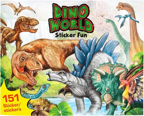 Dino World stickerboek