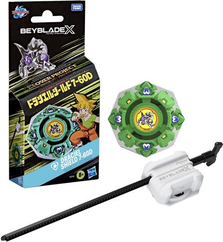 Beyblad X X-Over Project Draciel Shield 7-60D-pack, tol en launcher