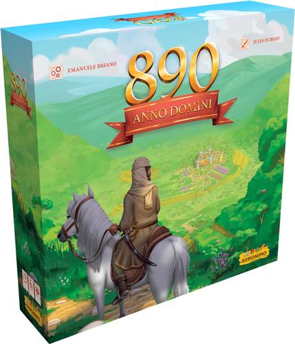 890 Anno Domini - Geronimo Games - Bordspel - vanaf 10 jaar oud - van 2 tot 4 spelers - strategische spel