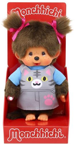 MONCHHICHI - Cat Overalls - Plush 20cm