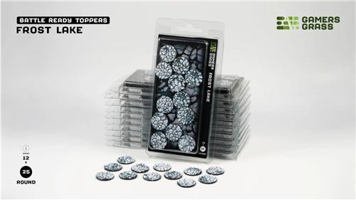 Frost Lake Bases Pre-Painted (12x 25mm Round)
