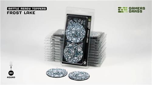 Frost Lake Bases Pre-Painted (2x 60mm Round)