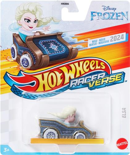 Hot Wheels - Racer Verse - Walt Disney - Frozen - Elsa - Slee-auto - Schaal 1:64