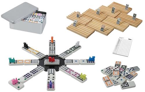 Philos domino spel Mexican Train - gezelschapsspel voor kinderen.