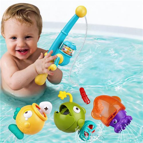 BOTC Badspeelgoed - Visspeelgoed 4-delige set - Babybadspeelgoedset - Kinderspeelgoed