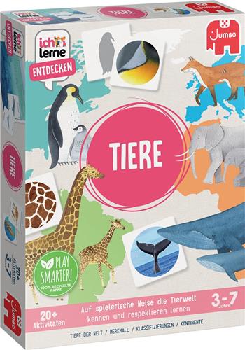 Jumbo Ich Lerne Entdecken - Tieren, 3 jaar, Karton, Meerkleurig