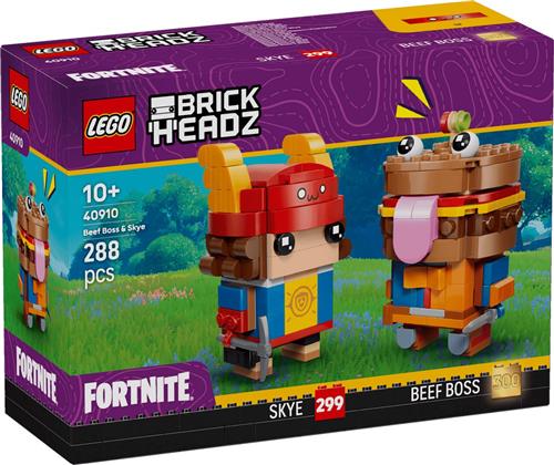 LEGO 40910 BrickHeadz Fortnite - Beef Boss en Skye