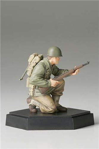 Tamiya 26009  1/35 WWII U.S. Infantry Rifleman B | Gedetailleerd Plastic gebouwd figuur