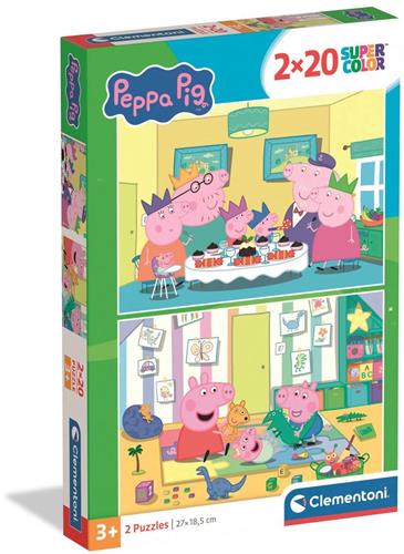 CLEMENTONI - 2x20 stuks - Peppa Pig