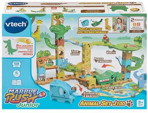 VTECH - MARBLE RUSH JUNIOR - DIERENSET J100 - Meerkleurig