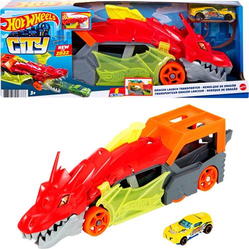 Hot Wheels City Draken Lanceringstrailer