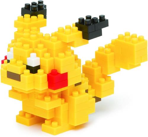 Kawada Nanoblock PokÃ©mon Pikachu - Kleine bouwsteentjes - NBPM-001