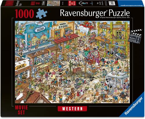 Ravensburger  Rays Comic Series: Movie Set 1  Western  Cartoon Legpuzzel  1000 Stukjes