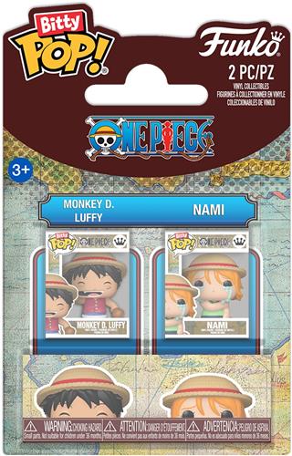 BITTY POP 2 Pack: ONE PIECE- Luffy & Nami