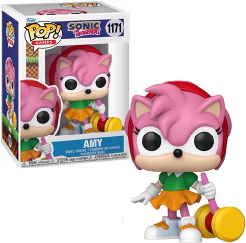 Sonic The Hedgehog Amy Rose (Chase Edition mogelijk!) vinylfiguur 1171 Unisex Funko Pop! - Neutraal - Standard