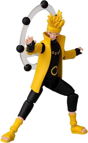 Bandai - Anime Heroes - Naruto Shippuden - Naruto Uzumaki Figuur in Kluizenaarmodus Rikudo Sage of Six Paths Mode 17 cm - Officieel gelicentieerd - Naruto actiefiguur - Speelgoed voor kinderen 4+ - 36908