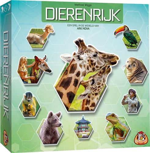 White Goblin Games - Dierenrijk - familiespel - 1 tot 5 spelers - 120 minuten - Vanaf 12 jaar