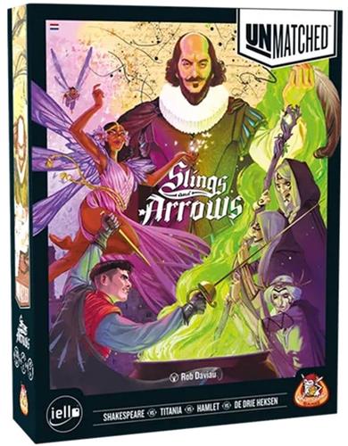Unmatched Slings & Arrows - Shakespeare bordspel met 4 personages