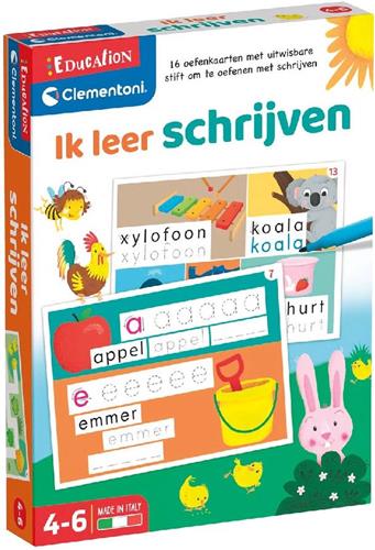 Clementoni Oefenkaarten Ik Leer Schrijven